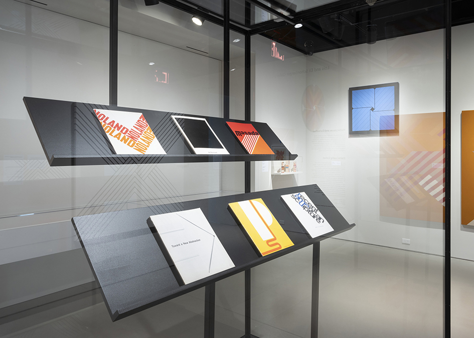 Installation view of Masterpieces & Curiosities: Elaine Lustig Cohen at the Jewish Museum, NY. Photo: Kris Graves. Artwork Â© Estate of Elaine Lustig Cohen