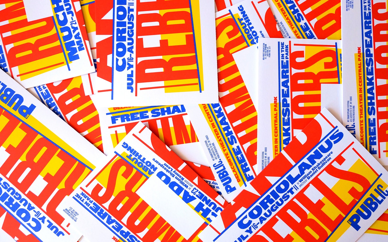 War Lust Type How Paula Scher S Typographic Affair With The Public Theater Redefined Our Culture Typeroom