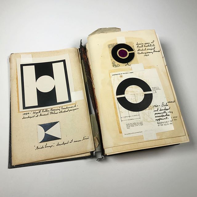 "As of today I have 107 visual diaries. The other 106 of them go from 1973 to the present day and are a daily record of design and design process. I am still adding to them almost every day."