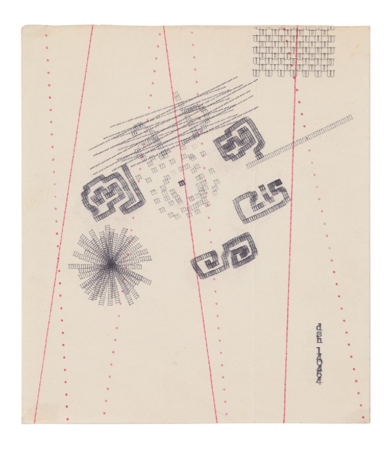 "The typestracts of concrete poet, visual artist, writer and Benedictine monk, Dom Sylvester Houédard" via Twitter@wayneford 