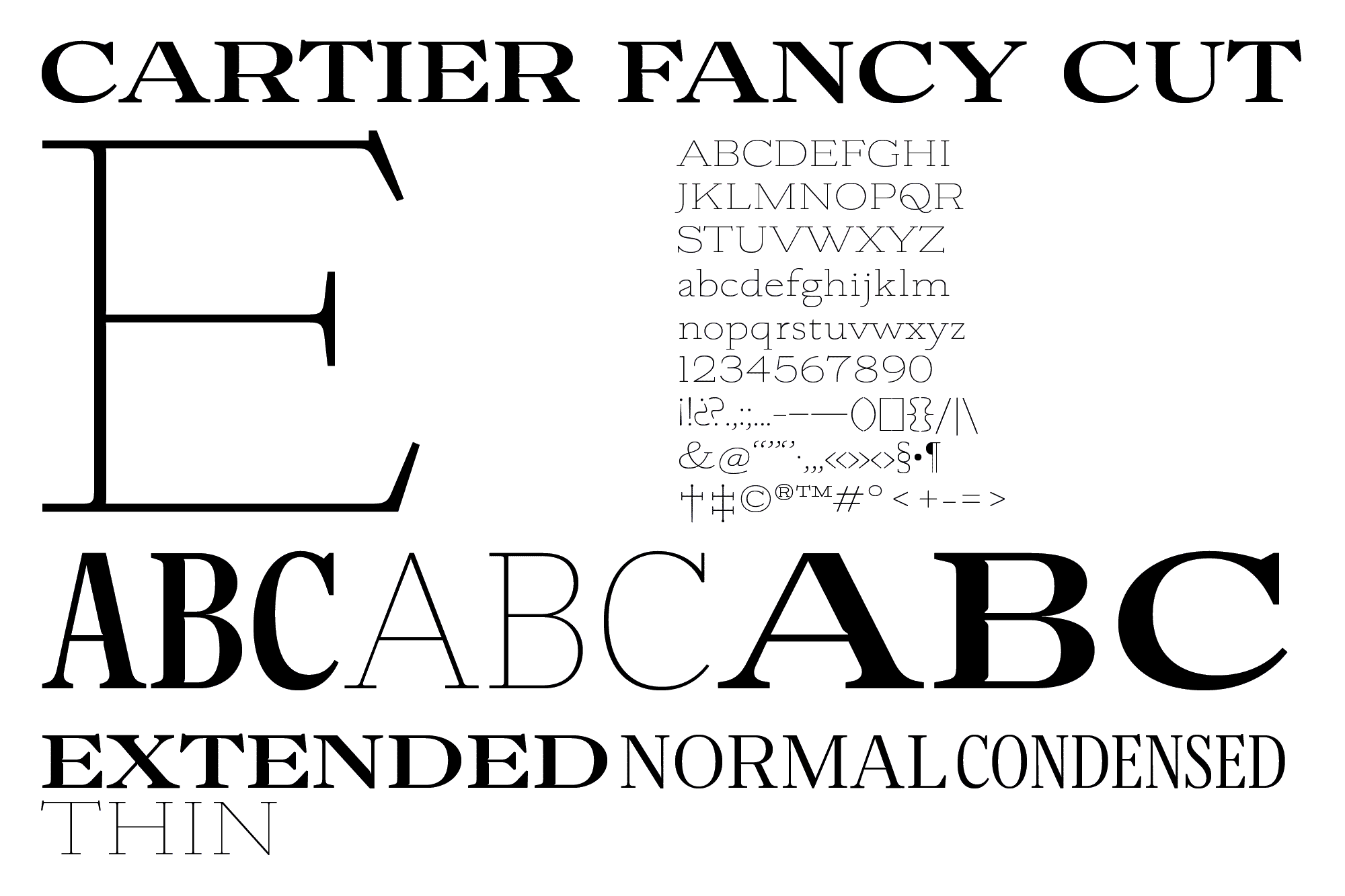 cartier brand font