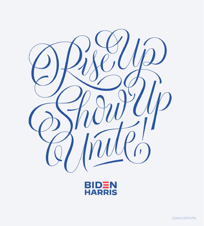Rise Up Show Up Unite Jessica Hische More Lettering Artists Against Trump Typeroom Rise Up Show Up Unite Jessica Hische More Lettering Artists Against Trump Typeroom