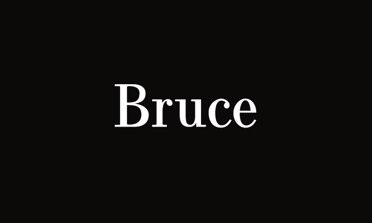 Bruce Regular by Hannah Tjaden 