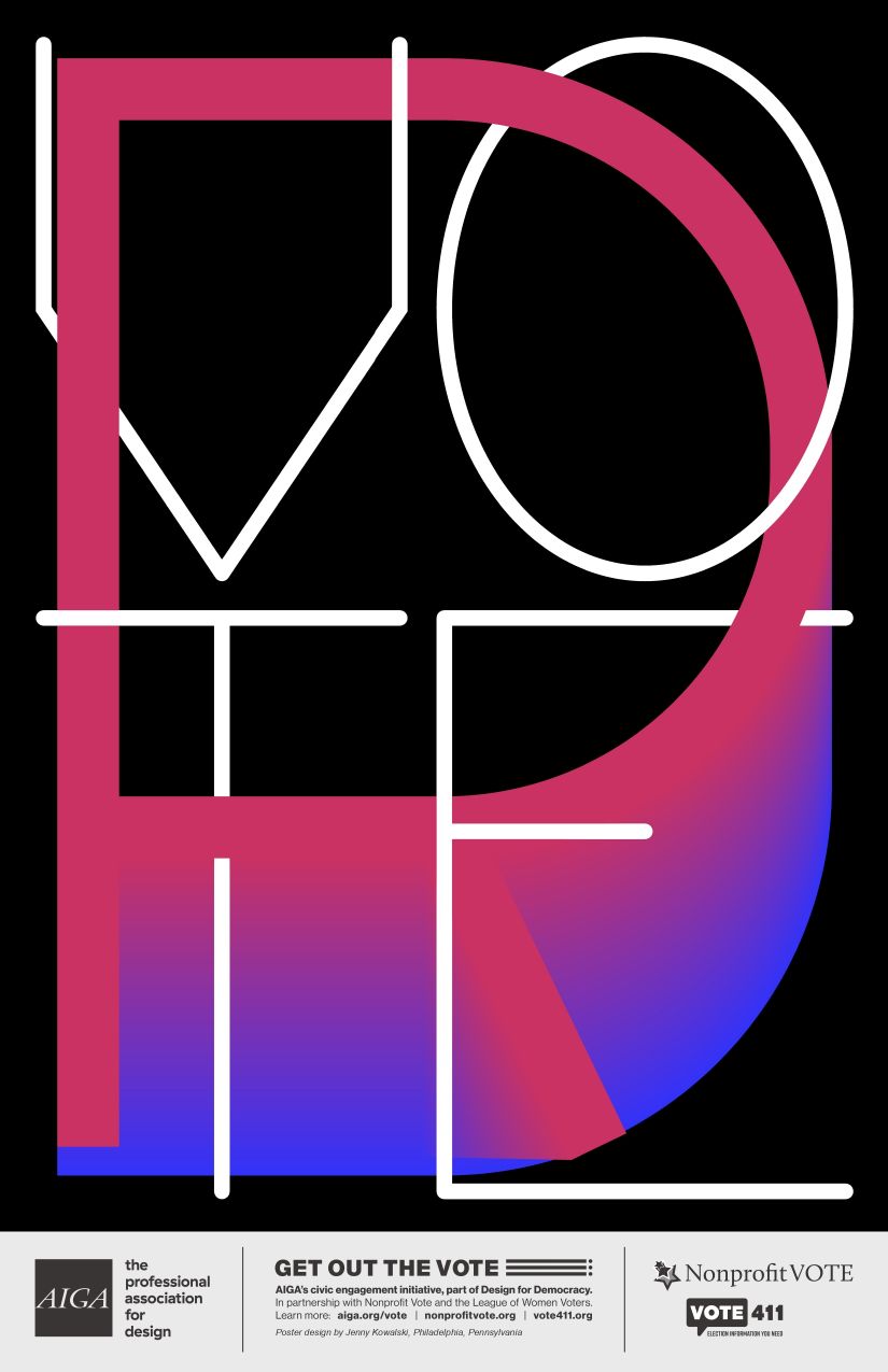 Get out the Vote with AIGA’s Design for Democracy initiative | TypeRoom