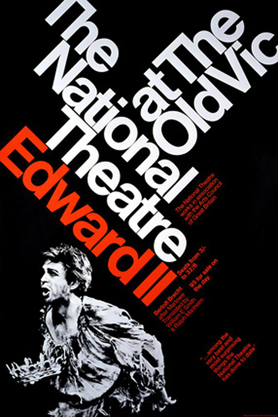 Design Is The Real Star In National Theatre Posters Typographic Legacy Typeroom