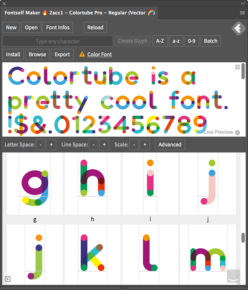 Type light is an easy to use font maker software available free for Windows...